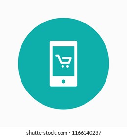 online shopping  icon vector
