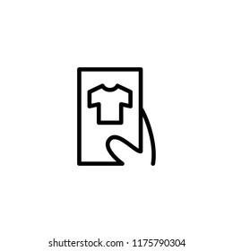 vector de icono de compra en línea