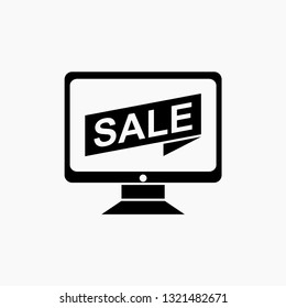 online shopping icon vector