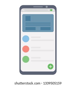 Online shopping icon vector 