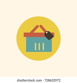 Online shopping icon vector