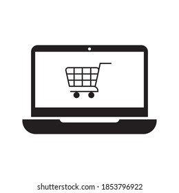 online shopping icon, vector design. eps 10