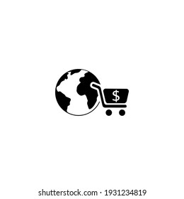 diseño vectorial de icono de compra en línea