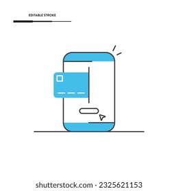 Online Shopping Icon Vector Design.