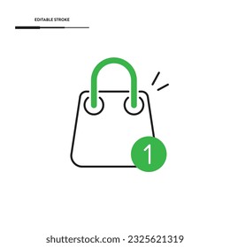 Online Shopping Icon Vector Design.