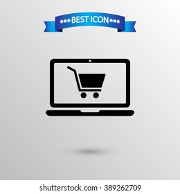 Online shopping  icon vector eps 10 icon
