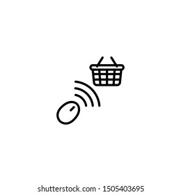 online shopping icon vector illustration