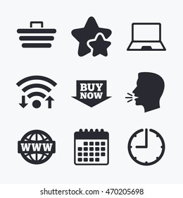 Online shopping icons. 