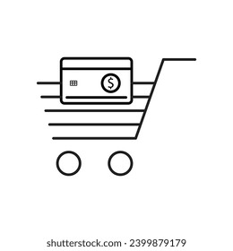 Online shopping icons Pixel perfect. Card, buy, computer, Purchasing, store, online, ....	