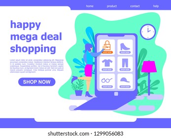 online shopping illustration