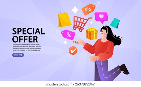 Online shopping. Internet market, mobile app shopping and people buy gifts. Smartphone payment and outfit sale. E-commerce concept. modern flat vector illustration.