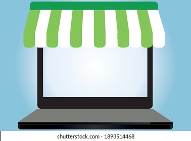 Online Shopping Kart Logo Design