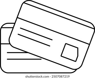 Online Shopping Line Icons Pixel perfect Editable stroke