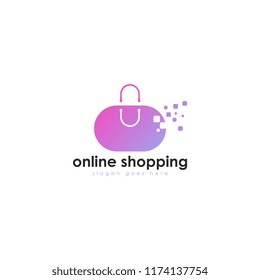 Online shopping logo
