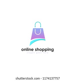 Online shopping logo