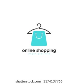 Online shopping logo