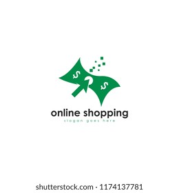 Online shopping logo