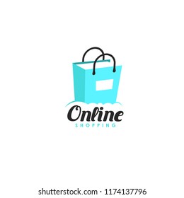 Online shopping logo