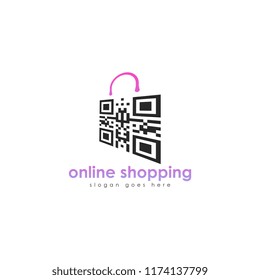 Online shopping logo