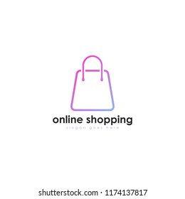 Online shopping logo