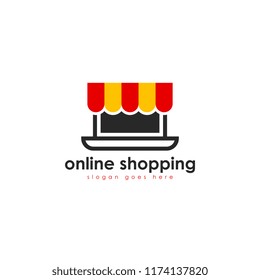 Online shopping logo