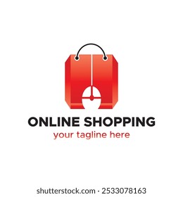 Online Shopping logo design. Online Shop logo. Shopping vector logo design. 