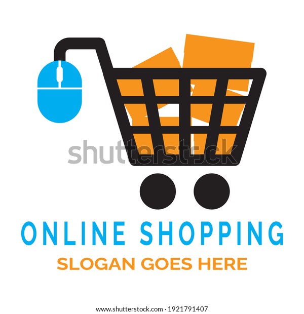 Online Shopping Logo Design Logo Vector Absract\
Parcel Logo Design