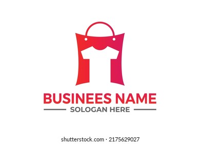 online shopping logo or E-commerce logo vector design illustration