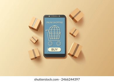 Online shopping in mobile applications