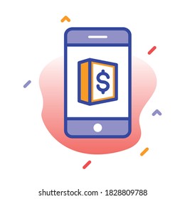 
Compras en línea, compras móviles, móviles, compras de iconos vectoriales totalmente editables
