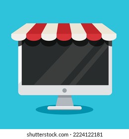 Online shopping on application concept, digital marketing online	