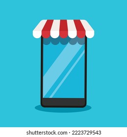 Online shopping on application and mobile concept, digital marketing online