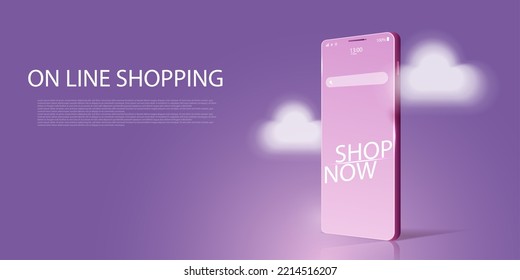 Online shopping on the website or mobile application Vector design concept, illustration, online store, 24 hour delivery.