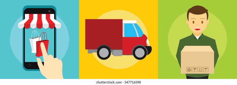 online shopping order and delivery process