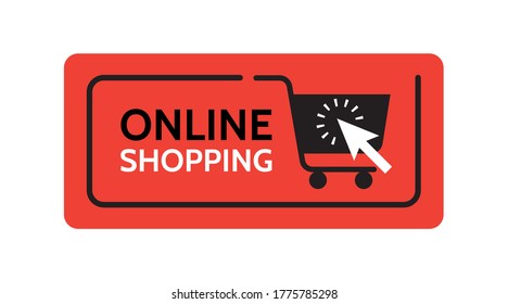 Online shopping page design banner template. Modern illustration concepts for website and mobile site development. tag, label ,icon, button, cover. User interface element. Vector isolated