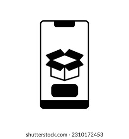 Pago de compras en línea Icono de vector de glifo que puede editar o modificar fácilmente

