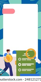 Personaje de seguridad de pago de compras en línea concepto de Vector plano operación dibujado a mano ilustración
