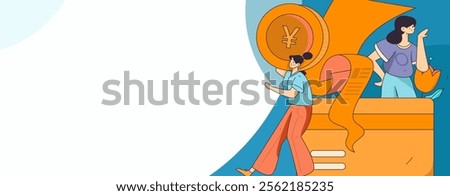 Online shopping payment security character flat vector concept operation hand drawn illustration
