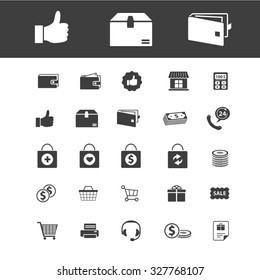 Online Shopping, Sales, Retail Icons