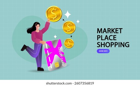 online shopping services. computer marketing and e-commerce. delivery service concept. Shopping online. Consumer View, Choose and Buy Fashion Items on Ecommerce Marketplace on mobile.