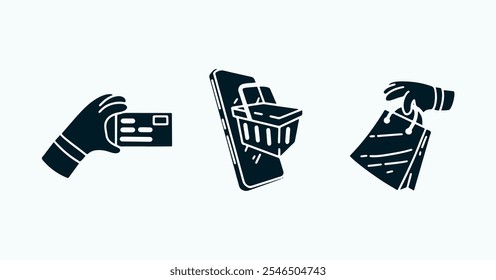 online shopping set eps 10