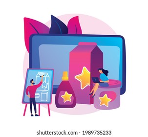 Online shopping and online store concept. Online shop and online order concept. Flat vector illustration design.