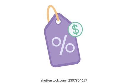 online shopping tag price render vector, discount coupon of cash for future use. sales with an excellent offer for shopping.