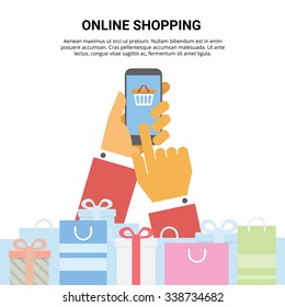 Online shopping using cellphone in holiday seasons