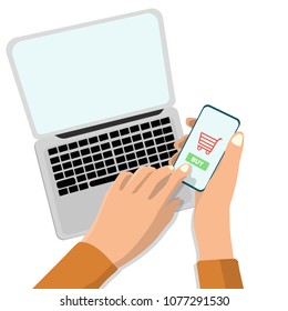 Online Shopping Vector