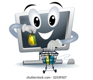 Online Shopping - Vector