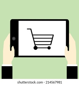 online shopping vector. EPS10
