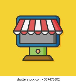 online shopping vector icon