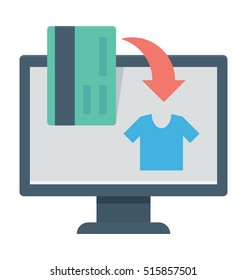Online Shopping Vector Icon