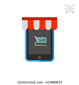 Online Shopping Vector Icon